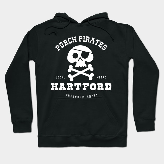 Porch Pirate  Hartford, CT. Hoodie by RussellTateDotCom